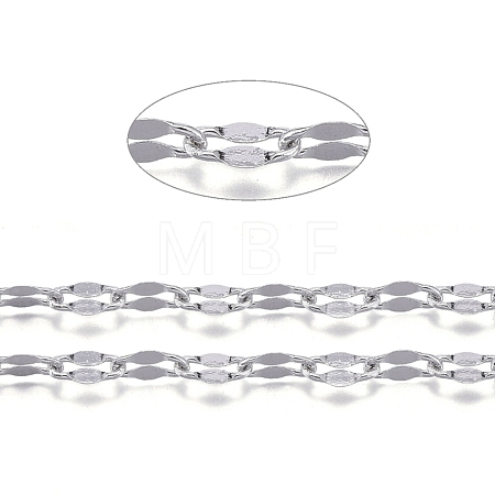 Tarnish Resistant 304 Stainless Steel Dapped Chains CHS-F011-15A-P-1