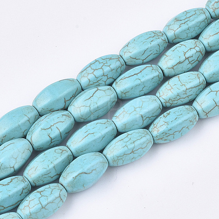 Synthetic Turquoise Beads Strands X-TURQ-S391-08B-1