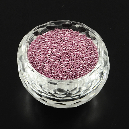 Color Plated DIY 3D Nail Art Decoration Mini Glass Beads MRMJ-R038-E04-1