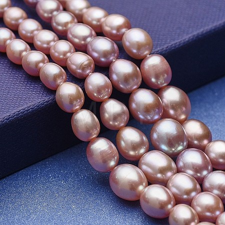 Natural Cultured Freshwater Pearl Graduated Beads Strands PEAR-P060-05C-01-1