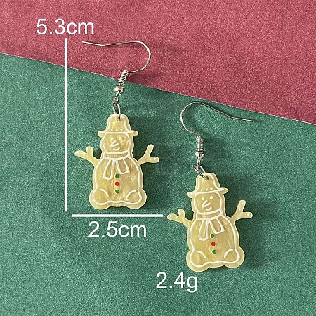 Christmas Acrylic Dangle Earrings FS-WG2A8CC-07-1