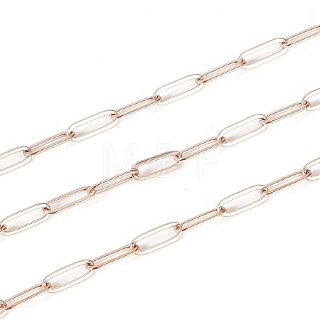 Ion Plating(IP) 304 Stainless Steel Paperclip Chains STAS-K209-07RG-1