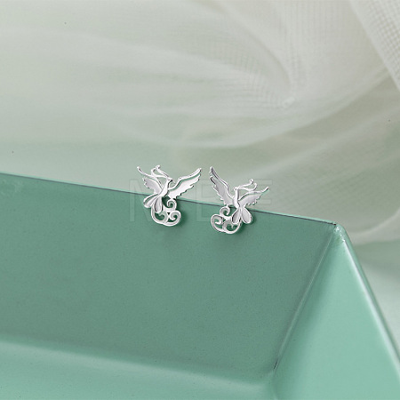 Phenix 999 Fine Silver Stud Earrings FS-WGF5874-01-1
