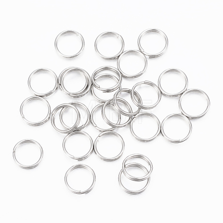 Tarnish Resistant 304 Stainless Steel Split Rings A-STAS-H413-04P-C-1