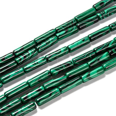 Synthetic Malachite Beads Strands G-F247-41-1