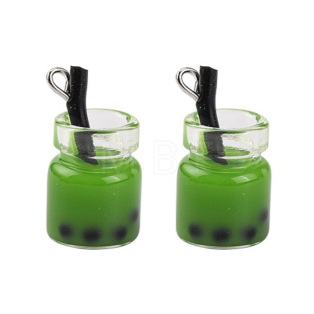 Glass Bottle Pendants CRES-S359-01H-1