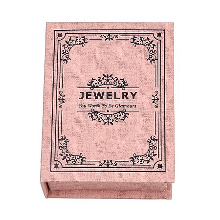 Floral Printed Paper Jewelry Display Magnetic Cases CON-K015-03A-01-1