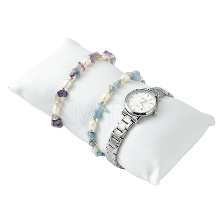 Leather Pillow Jewelry Bracelet Watch Display X-BDIS-H015-1-1