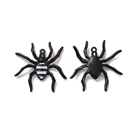 Halloween Rack Plating Alloy Enamel Pandants X-PALLOY-O109-56EB-1