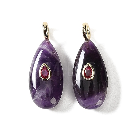 Natural Amethyst Pendants GG-CBA6382-05C-1
