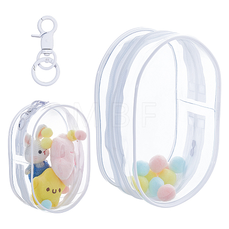 Transparent Plastic Storage Zipper Bags for Doll DIY-WH0899-713A-1