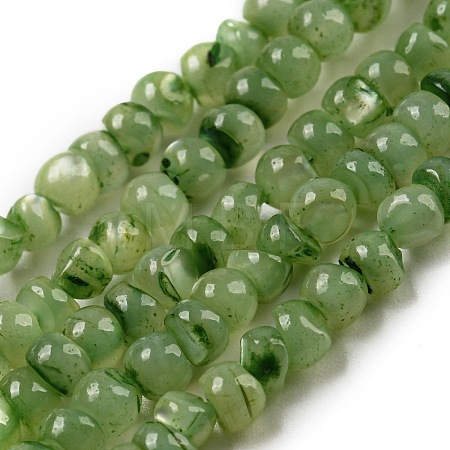 Natural White Shell Dyed Beads Strands BSHE-Z005-03E-1