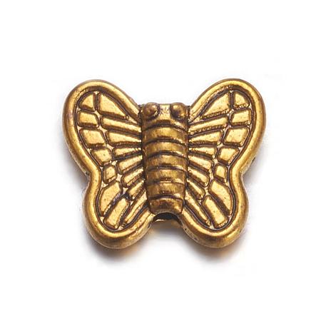 Tibetan Style Alloy Beads PALLOY-B0041-AG-FF-1