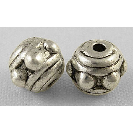 Tibetan Style Alloy Spacer Beads X-LF1017Y-NF-1