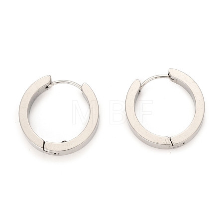 304 Stainless Steel Huggie Hoop Earrings EJEW-O087-09G-P-1