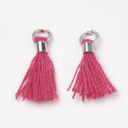 Polycotton(Polyester Cotton) Tassel Pendant Decorations FIND-S275-22P-1
