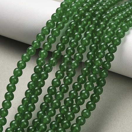 Natural & Dyed Malaysia Jade Bead Strands X-G-A146-4mm-A06-1