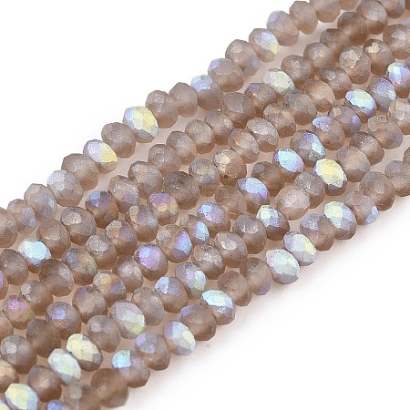 Transparent Glass Beads Strands EGLA-A044-T1mm-MB16-1