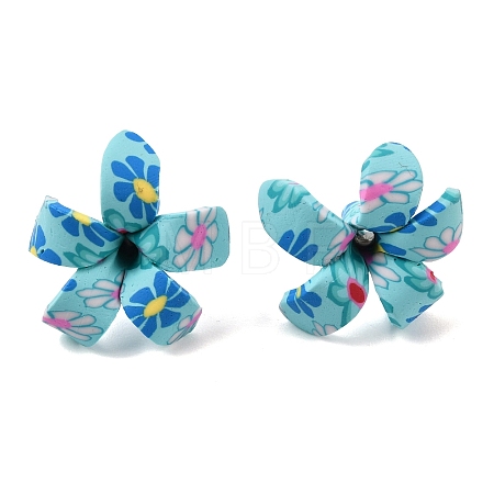Handmade Polymer Clay Beads PY-CBAA00E-01B-1