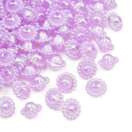 Imitation Pearl Acrylic Beads AC-CBAAA05-10B-1