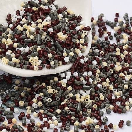 Baking Paint Glass Seed Beads X-SEED-S042-05B-55-1