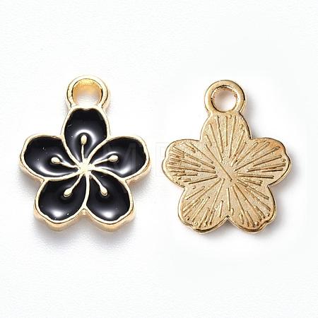 Alloy Enamel Charms ENAM-S121-121A-1