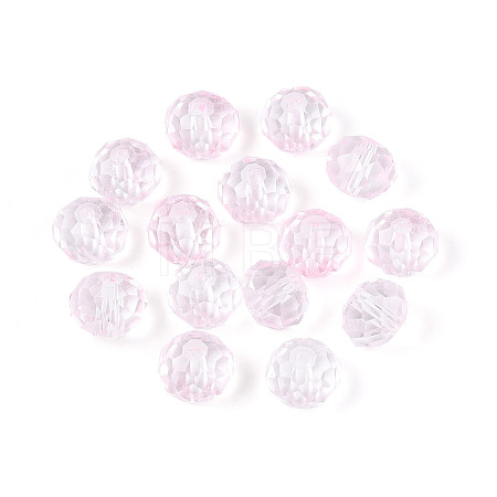 Baking Paint Transparent Glass Beads GLAA-N011-10mm-10-1