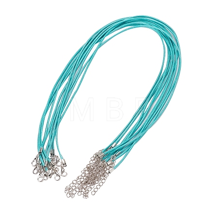 Waxed Cord Necklace Making X-NCOR-T001-12-1