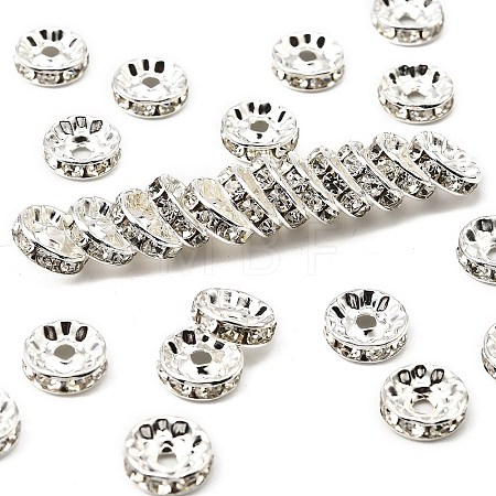 Brass Grade A Crystal Rhinestone Beads RB-A003-10MM-S-1