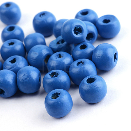 Natural Wood Beads WOOD-S662-13x14mm-A05-1