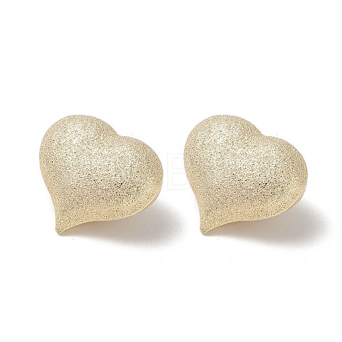 Brass Stud Earrings KK-L208-86G-1