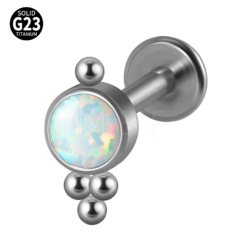 G23 Titanium Threadless Labrets WG33C7B-43-1