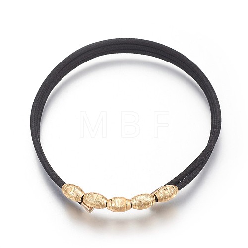 Polyacrylonitrile Fiber Cord Bracelets BJEW-F360-E02-1
