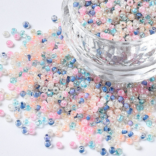 Glass Round Seed Beads SEED-S057-R-006-1