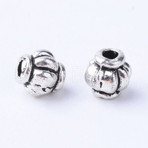 Tibetan Style Alloy Spacer Beads TIBE-Q063-55AS-NR-1