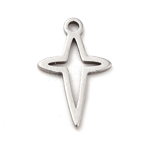 Non-Tarnish 201 Stainless Steel Pendants STAS-P312-15P-1