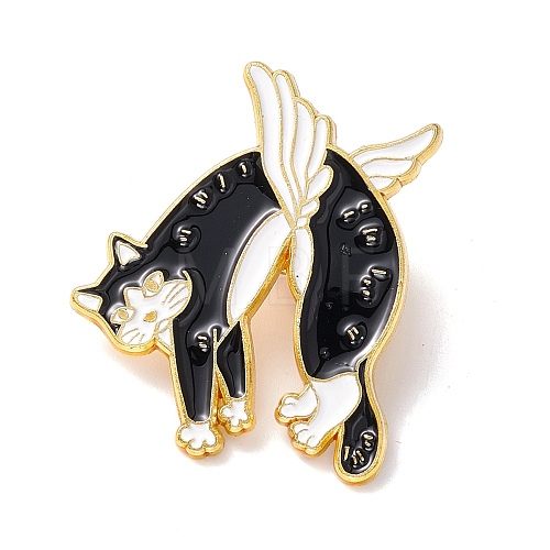 Alloy Enamel Brooches FIND-K005-15LG-1