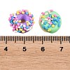 Opaque Resin Pendants RESI-D025-01P-2
