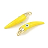 Handmade Evil Eye Lampwork Pendants LAMP-F031-01G-07-2