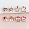 Alloy Enamel Pendants ENAM-A012-14G-1
