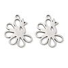 201 Stainless Steel Pendants STAS-F337-08P-1
