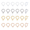 24Pcs 4 Colors 304 Stainless Steel Stud Earring Findings STAS-FH0001-64-1