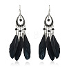 Alloy Rhinestone Teardrop Dangle Earrings FS-WGBDF6F-05-1