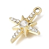 UV Plating Alloy Crystal Rhinestone Pendants RB-CBAD37D-12G-2