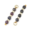 Natural Red Corundum/Ruby and Sapphire Pendants PALLOY-JF05936-2
