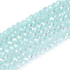 Baking Electroplate Glass Beads Strands LS-DGLA-A039-J2mm-B26-1