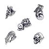 Unicraftale 5Pcs 5 Style 304 Stainless Steel Hook Clasps STAS-UN0021-98AS-1