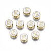 Alloy Enamel Beads ENAM-N052-006-01E-RS-1