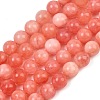 Natural Dyed White Jade Beads Strands GG-CBAEB22-B01-8mm-13-2