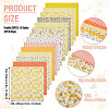 28Pcs 14 Styles Cotton Fabric DIY-TA0014-80A-4
